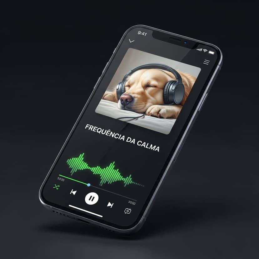 Mockup of a playlist on a phone screen.